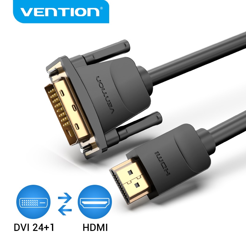 Vention DVI-HDMI ̺ DVI-D, 24 + 1  - ̺..